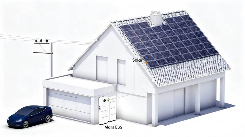 Jak spárovat rezidenční úložiště energie se střešními solárními držáky pro domácí energetické systémy