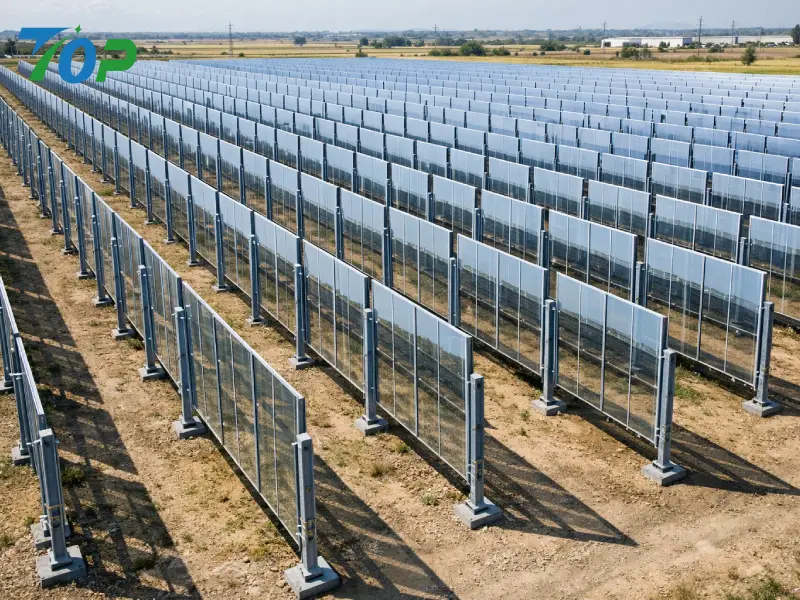 Vertikální bifaciální solární montážní systém: Tajemství o 30 % vyššího využití půdy