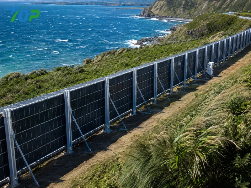 Vyztužení fotovoltaického oplocení v oblasti silného větru: Inženýrská příručka pro dodavatele a montéry EPC