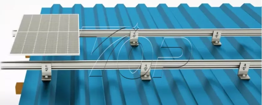 Aluminum Solar Panel Mounting Rail Brackets