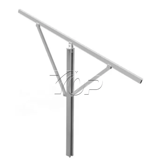 Single-Pile Ground Mounting System for Solar Panels
